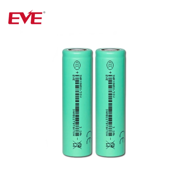 EVE 18650 3.6V 33V battery